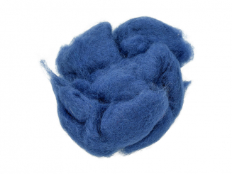 Märchenwolle zum Filzen dunkelblau 30g 