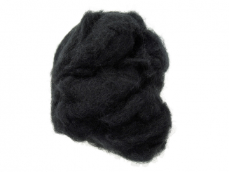 Märchenwolle zum Filzen schwarz 30g 