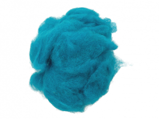Märchenwolle zum Filzen türkis   30g 