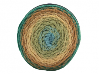 Makramee Cake Ball grüne Wiese