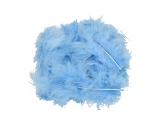 Marabufeder  hellblau  100 - 120 mm 2 g 20 St. 