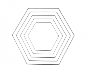 Metallhexagon 