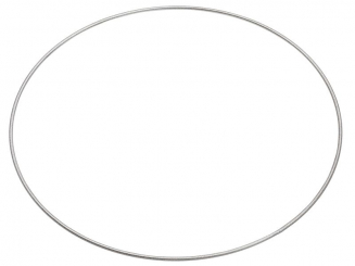 Metallring 3mm silber ø 45 cm