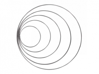 Metallring 3mm silber 