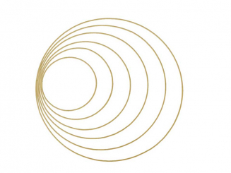 Metallring goldfarbig-beschichtet 