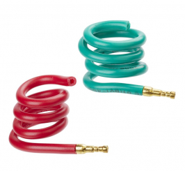 Mini-Gartenschlauch max. 20 cm rot/grün Btl. 2 St. 