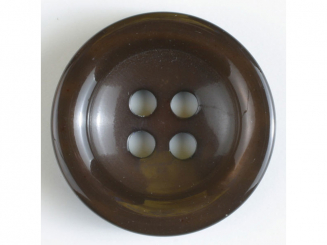 Modeknopf - Größe: 34mm - Farbe: braun 