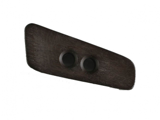 Modeknopf - Größe: 40mm - Farbe: braun - Art.-Nr.: 364402 