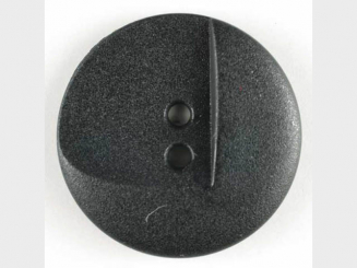 Modeknopf asymmetrisch aussgeschnitten, 2 Loch - Größe: 