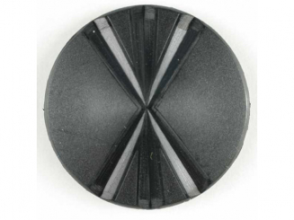 Modeknopf mit interessantem x-förmigem Muster - Größe: 25mm - 