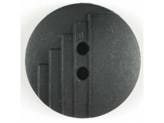 Modeknopf mit stufenförmigen Kerben, 2 Loch - Größe: 18mm - Farbe: 