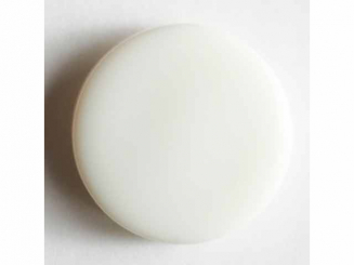 Modeknopf schlicht, glänzend - Größe: 10mm - Farbe: weiß - Art.Nr. 