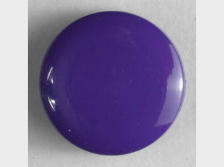 Modeknopf schlicht, glänzend - Größe: 13mm - Farbe: flieder - 