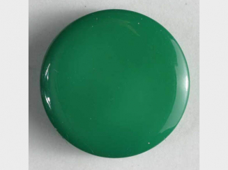 Modeknopf schlicht, glänzend - Größe: 13mm - Farbe: grün - Art.Nr. 