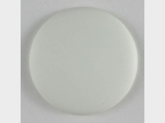 Modeknopf schlicht, glänzend - Größe: 15mm - Farbe: weiß - Art.Nr. 