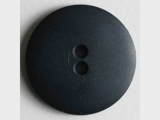 Modeknopf schlicht, matt, 2 Loch - Größe: 13mm - Farbe: blau - Art.Nr. 