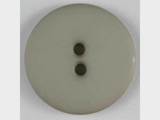 Modeknopf schlicht, matt, 2 Loch - Größe: 18mm - Farbe: beige - Art.Nr. 