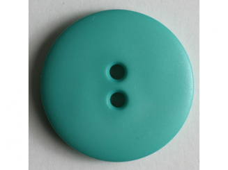 Modeknopf schlicht, matt, 2 Loch - Größe: 23mm - Farbe: grün - Art.Nr. 
