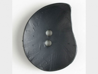 Modeknopf Tropfenform, Strukturoberfläche, 2 Loch - Größe: 