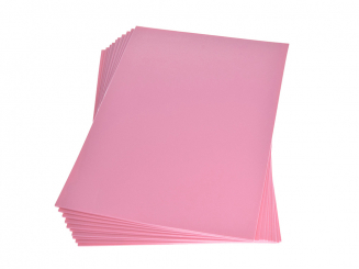 Moosgummiplatte  rosa 200 x 300 x 2 mm 