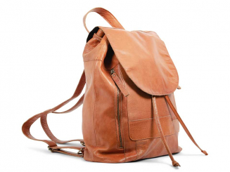 MUUD Gimo Lederrucksack whisky 