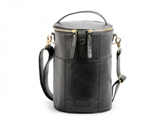 MUUD Saturn XL Ledertasche schwarz 