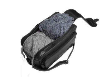 MUUD Stavanger Ledertasche schwarz 