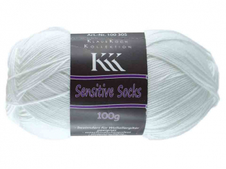 ONline Garne Sensitive Socks Farbe 30 weiß