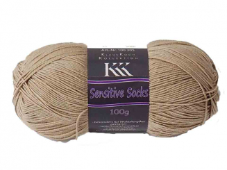 ONline Garne Sensitive Socks Farbe 33 hellbraun-beige