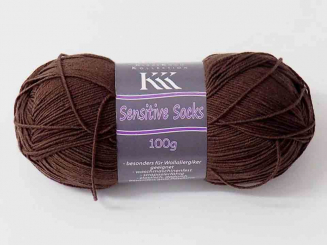 ONline Garne Sensitive Socks Farbe 34 braun