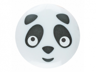 Pandaknopf Polyamid mit Öse ø 18 mm weiß 