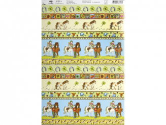 Pferdefreunde-A4, selbstklebend, 5er Pack 