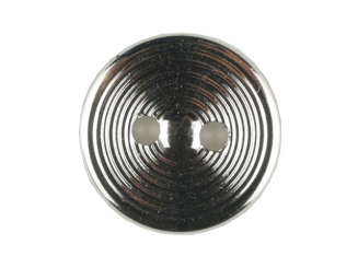 Polyamidknopf Rillenstruktur mit 2 Löchern - Größe: 13mm - Farbe: 