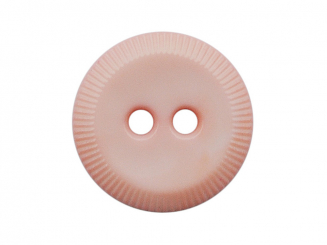 Polyamidknopf rund mit 2 Löchern ø 13 mm  rosa 