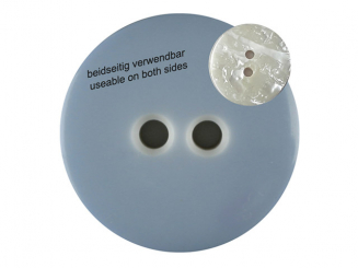 Polyesterknopf marmoriert, beidseitig verwendbar mit 2 Löchern 