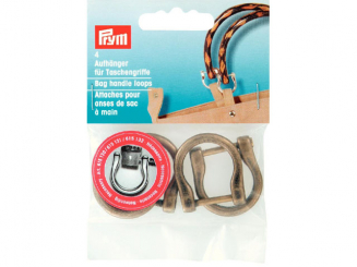 Prym Aufhaenger fuer Taschengriffe 18 mm altmessing 
