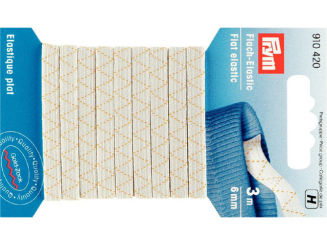 Prym Flach-Elastic 6 mm weiss 