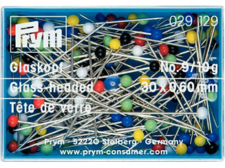 Prym Glaskopfnadeln ST 0,60 x 30 mm bunt 