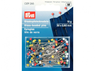 Prym Glaskopfnadeln ST 0,60 x 30 mm bunt 