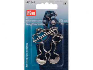 Prym Latzhosenschnallen MS 35 mm silberfarbig 