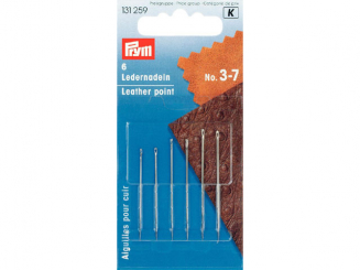 Prym Ledernadeln ST 3-7 silberfarbig 