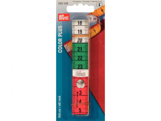 Prym Massband Color Plus mit Knopf 150 cm 60 inch 