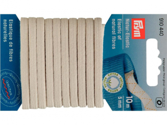 Prym Natur-Elastic 5 mm rohweiss 
