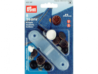 Prym NF-Jeans-Knoepfe Lorbeerkranz MS 17 mm altkupfer 