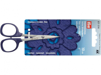 Prym PROFESSIONAL Stickschere fein 4'' 10 cm 