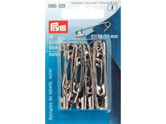 Prym Sicherheitsnadeln ST 27/38/50 mm silberfarbig 