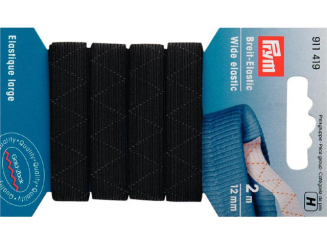 Prym Standard-Elastic 12 mm schwarz 