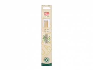 Prym Strumpfstricknadeln Bambus ÖKO 20 cm 2,50 mm