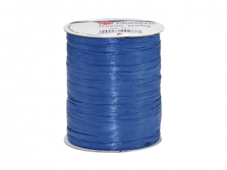 Raffia Bast Rayon royalblau