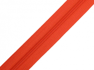 Reißverschluss meterware Nylon 4mm ziegel 